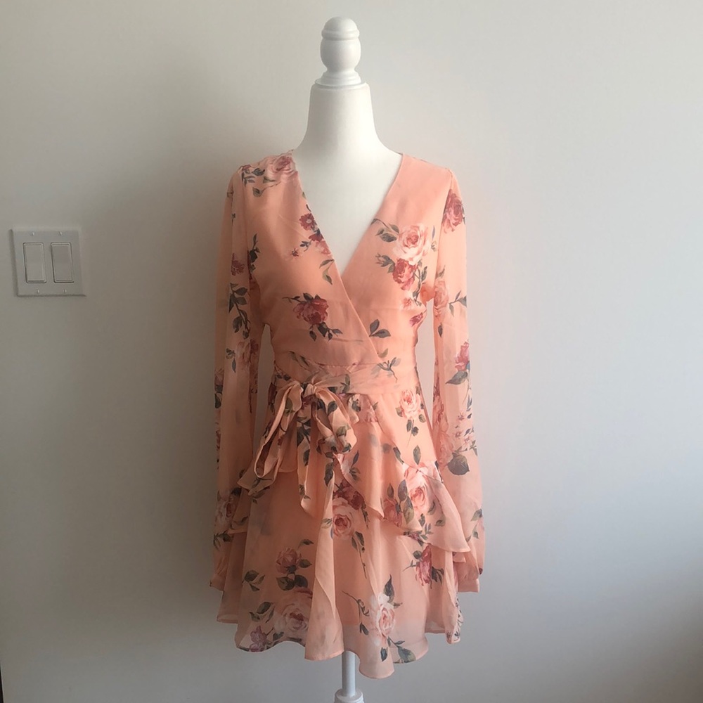 Floral Print Mini Dress